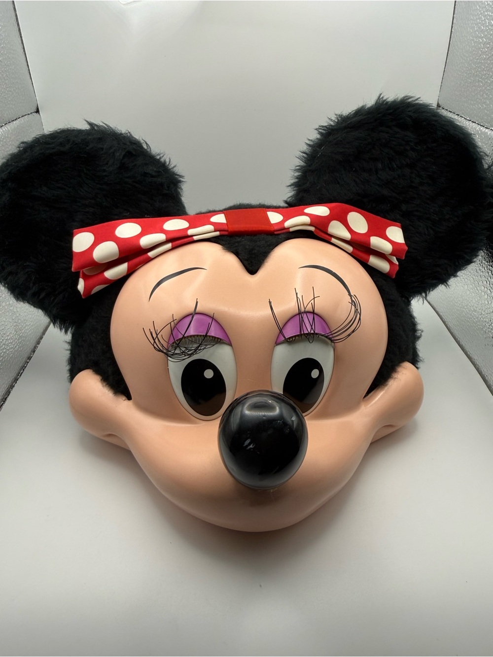 Vintage Minnie Mouse 90s SnapBack Hat 3D Hard Head WPlush Ears One Size Fill All